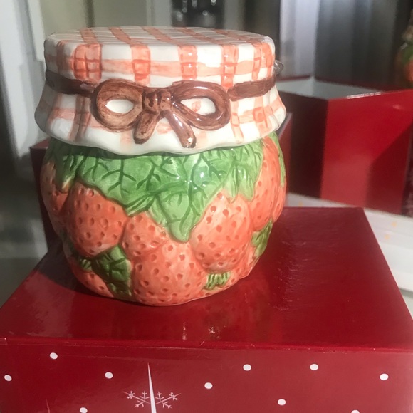 Cardinal Inc Accessories Ceramic Jam Pot Jelly Pot Honey Pot Wspoon